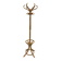 Baumann style 1960 swivel parrot coat rack in curved wood