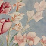 Aquarelle fleurs vintage