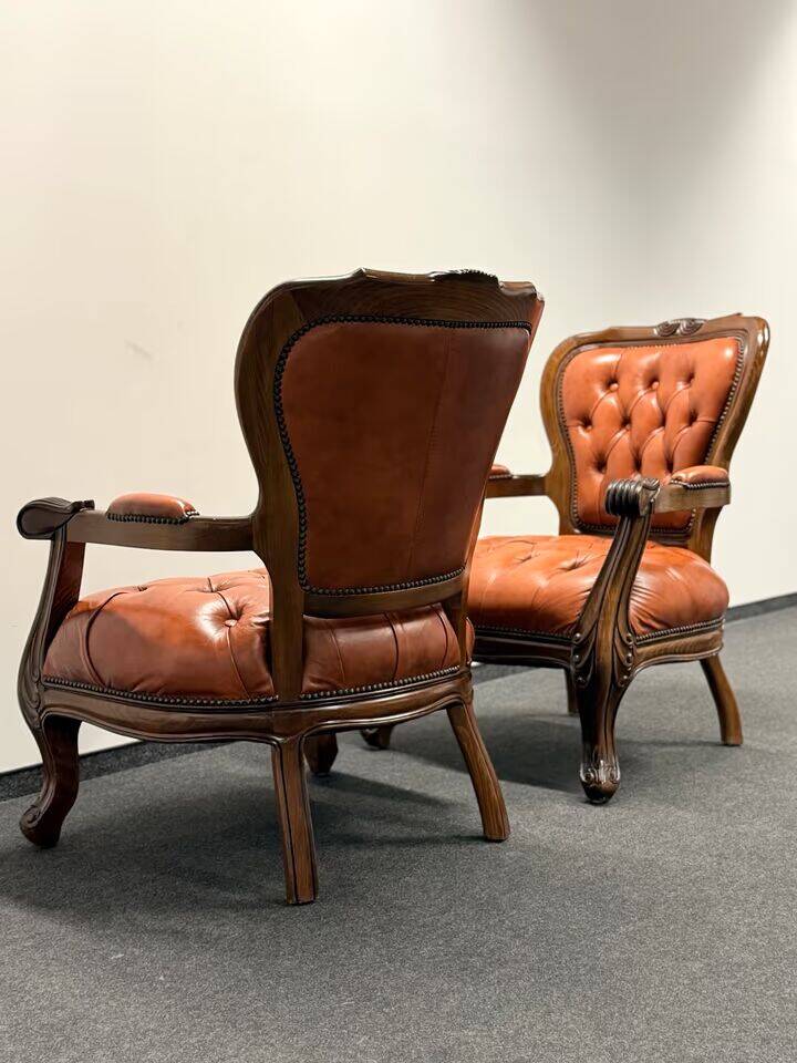 Original Vintage Chesterfield Chippendale Living Room set