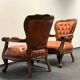 Original Vintage Chesterfield Chippendale Living Room set