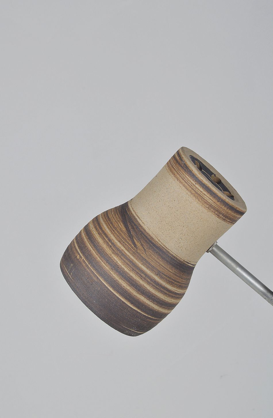 Danish ceramic floor lamp by Lyskaer Belysning, 1970s