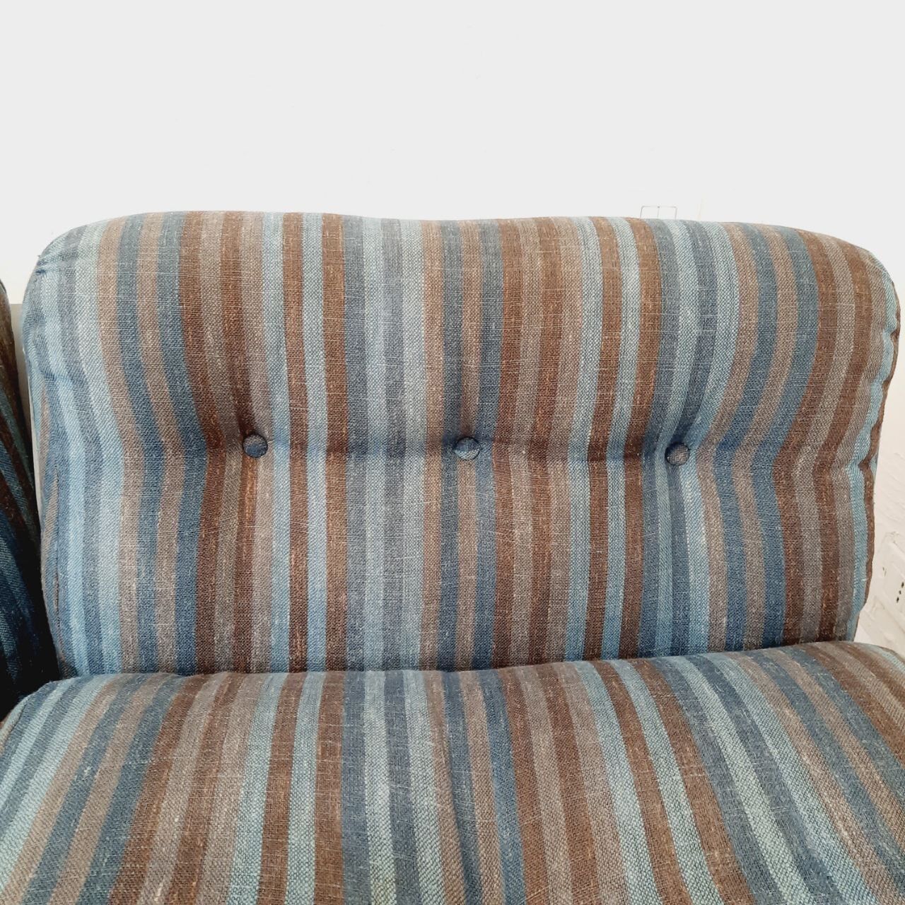 Three vintage armchairs, model Amanta Design Mario Bellini for C & B.