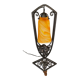 Lampe fer forgé art déco signé Vianne