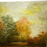 Oil on canvas landscape