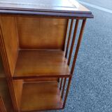 Old vintage English revolving bookcase