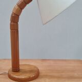 Scandinavian articulated pine lamp