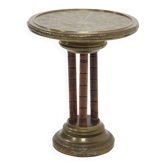 KMD Daalderop Brass and Oak Side Table 1930s