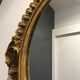 Baroque oval mirror 44 x 60cm
