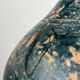 Brutalist mid-century studio pottery vase by Gerhard Liebenthron, 1975.