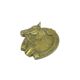 Modernist key holder, brass, Poland, 1950s.