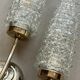 Pair of French mid-century wall lights