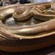20th century gilded wooden mirror with bezels h120 x l71