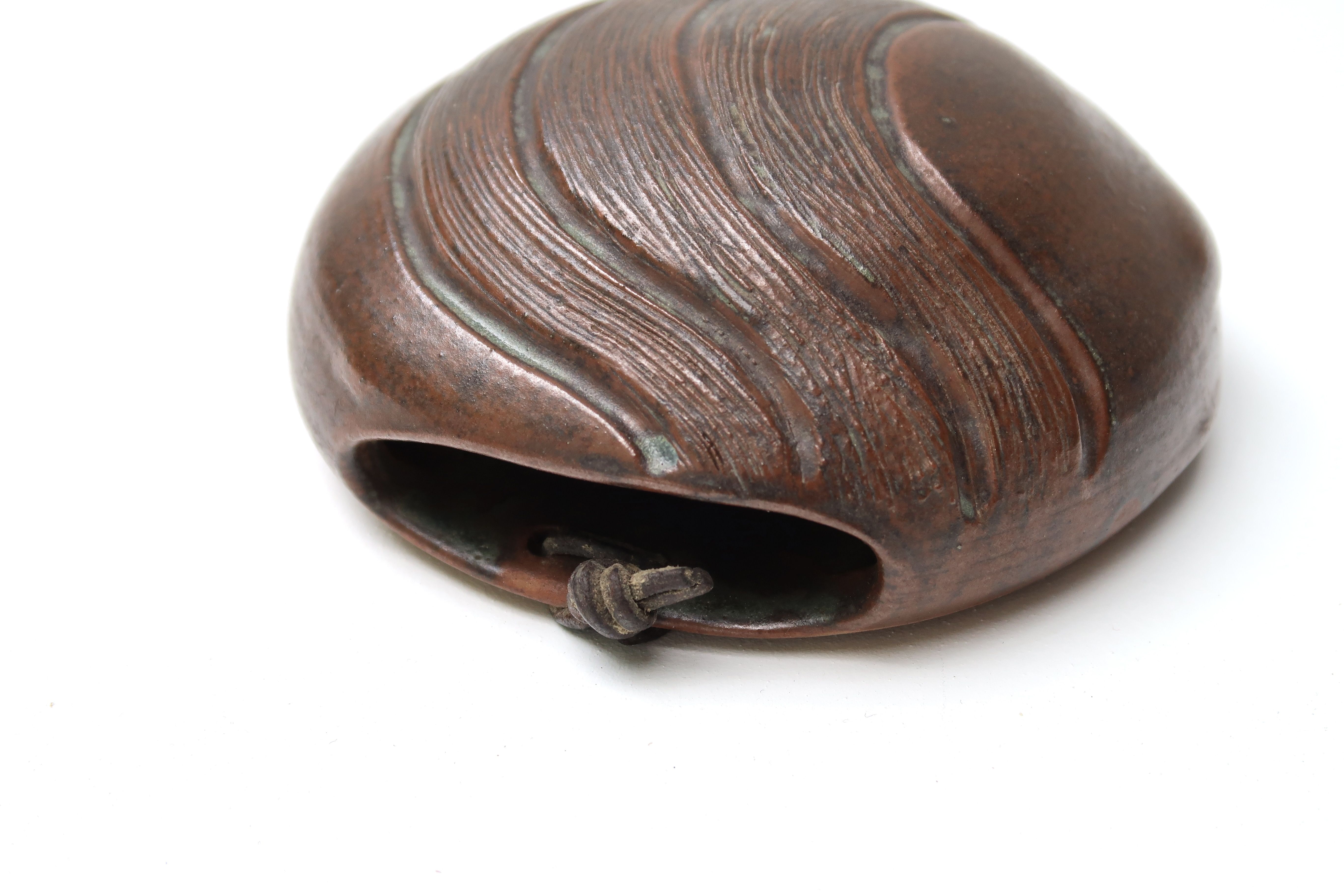 Ceramic "lens" wall vase signed Ama, 50s