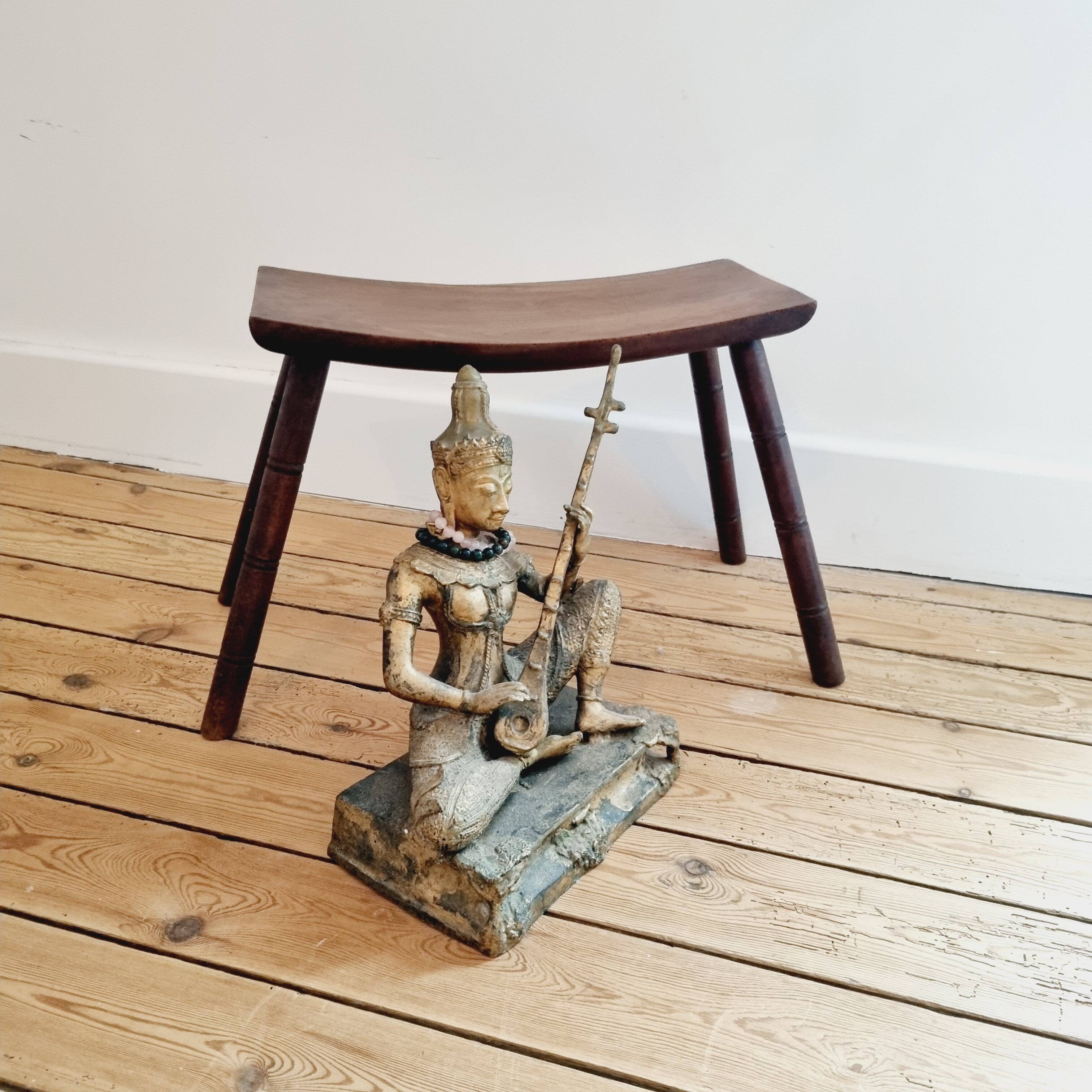 Oriental wooden stool