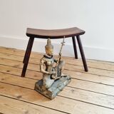 Tabouret oriental en bois