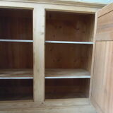 Vintage sideboard in raw pitchpin