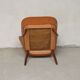 Vintage Tan cocktail armchair years 60