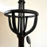 19th century wrought iron floor lamp