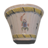 Vase bouquetiere  faience émaillé de la Rochelle - XVIIIè siècle