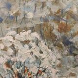 Tableau HST sous bois enneigé signé Roland Arribas