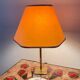 Vintage lucite and brass lamp from the 70s