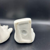 Vintage hand bookends