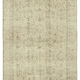 Hand-knotted one-of-a-kind turkish beige carpet 198 cm x 294 cm