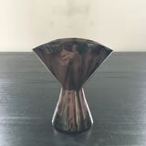 Flamed fan vase