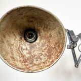 Grey Industrial Scissor Wall Lamp from Elektroinstala, 1960s