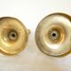 Pair of bronze candlesticks from the Restoration period, circa 1820