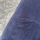 Driver / armchair and ottoman, in midnight blue velvet, 1970/1980