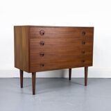 Commode en teck par Hansen et Guldborg, années 1960.