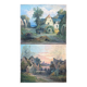 Pendant of HST Paintings "Animated farmyard" Paul DEVILLERS (XIX-XX)