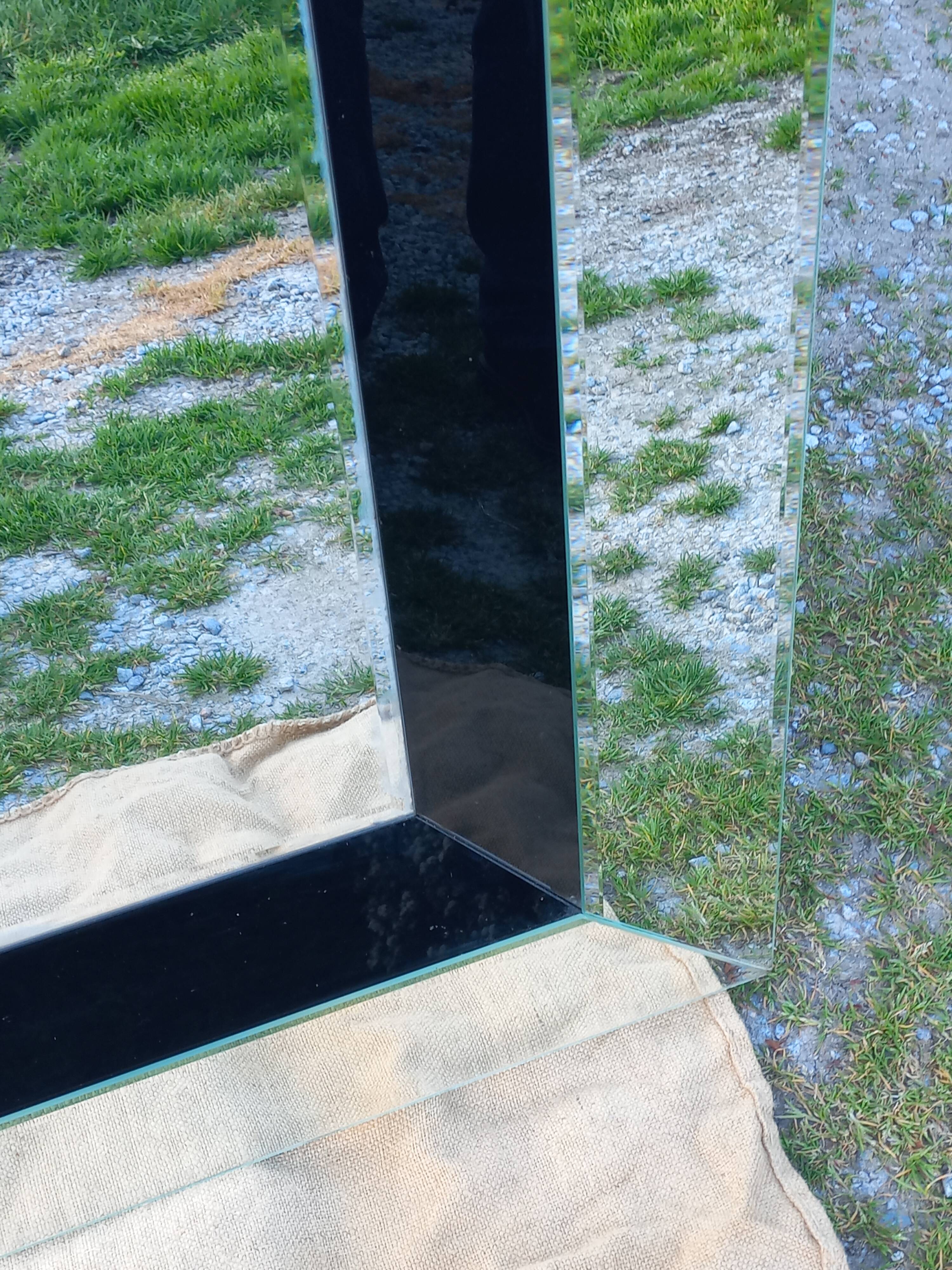 70s/80s design mirror made in Belgium