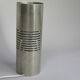 Table lamp cylindrical steel openwork modernist Italy early 70s