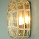 mid century SCONCE clear glass geometric design heinrich popp leuchten