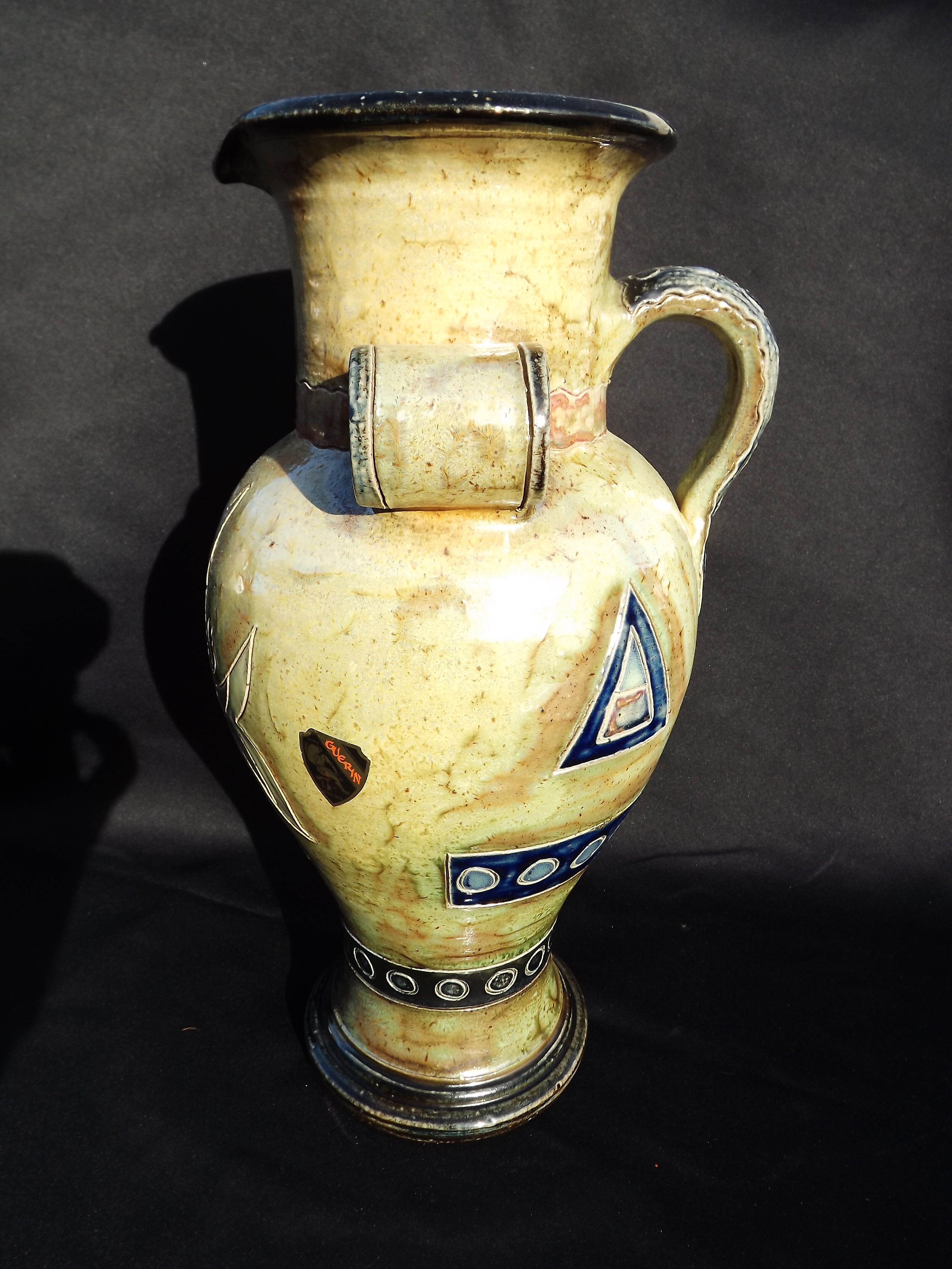 Imposing vase " Guérin " 1896/1954