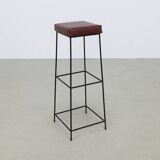 6x Barstool Minimalist, 1960s