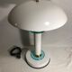 White metal mushroom lamp