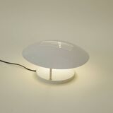 Large vintage cream white metal lamp / wall lamp circa 1980 Germany