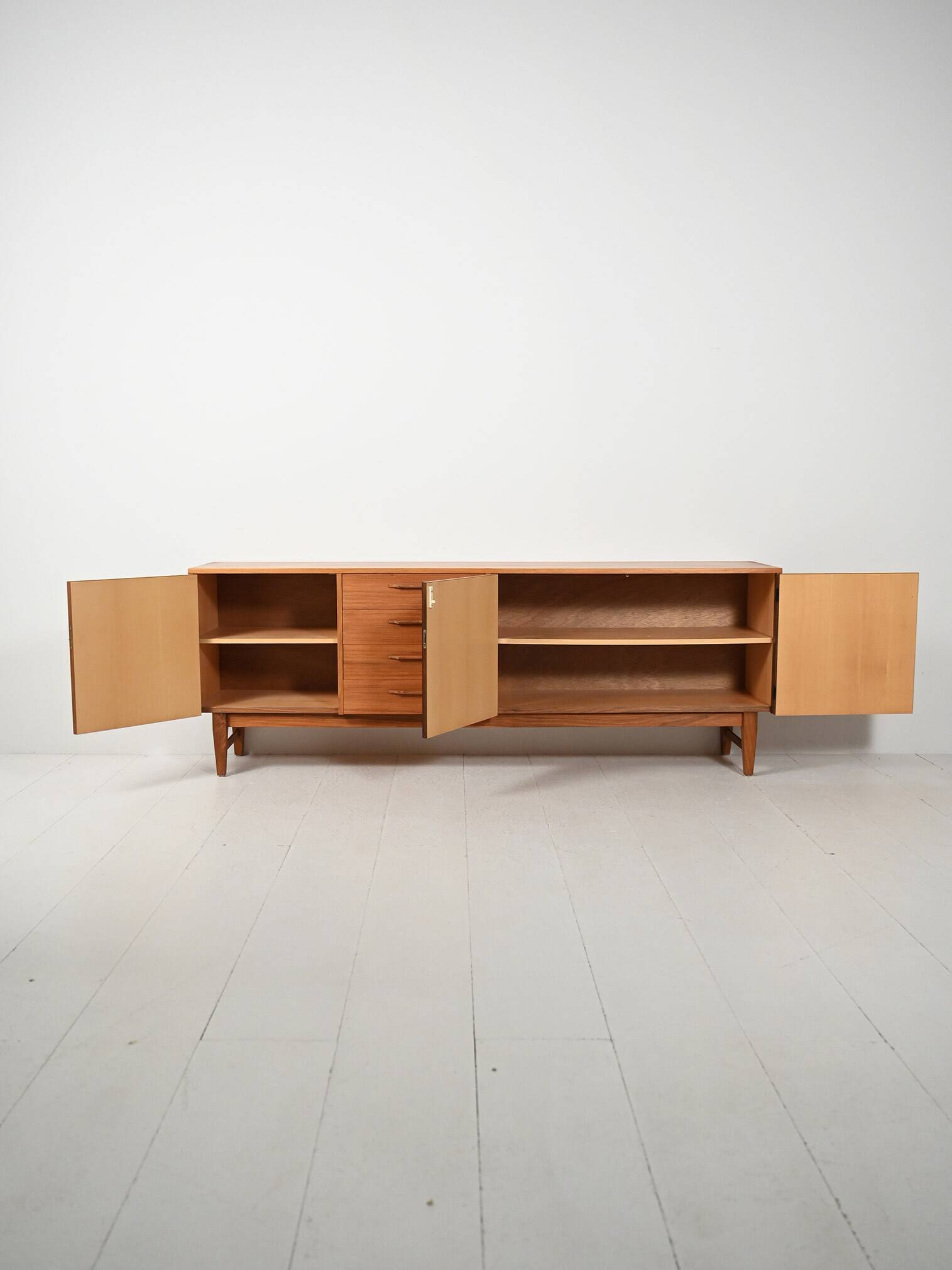 Scandinavian teak sideboard produced by Ajfa Möbelfabrik