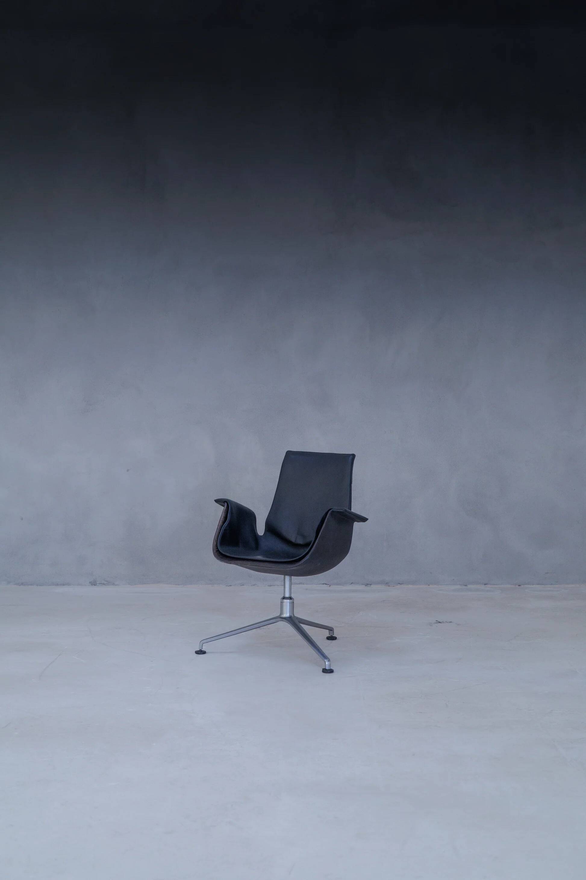 FK 6726 “Tulip” swivel chair by Preben Fabricius & Jørgen Kastholm, Denmark, 1960s