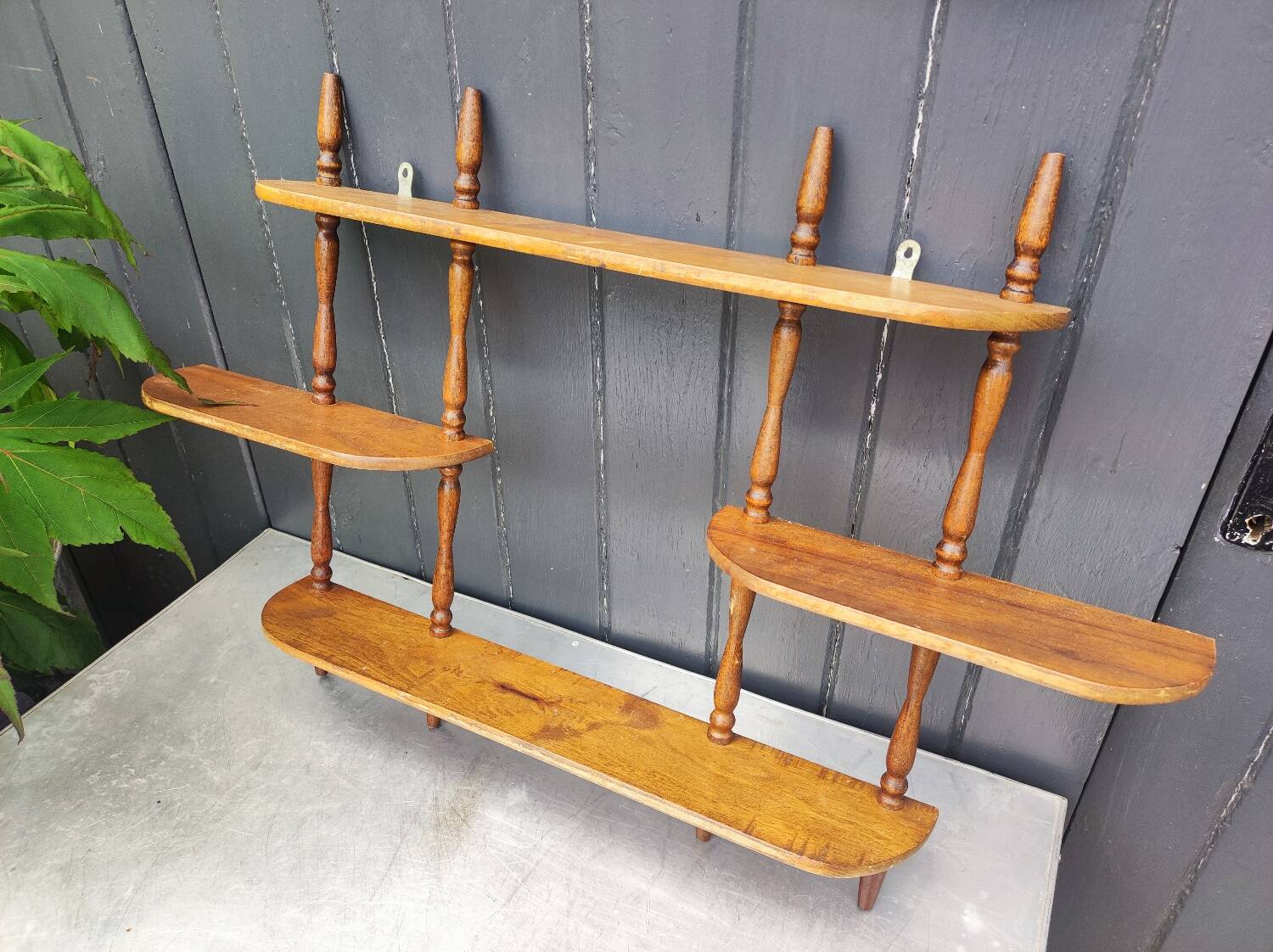 Vintage wooden shelf