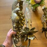 Golden grape wall sconces, 1970