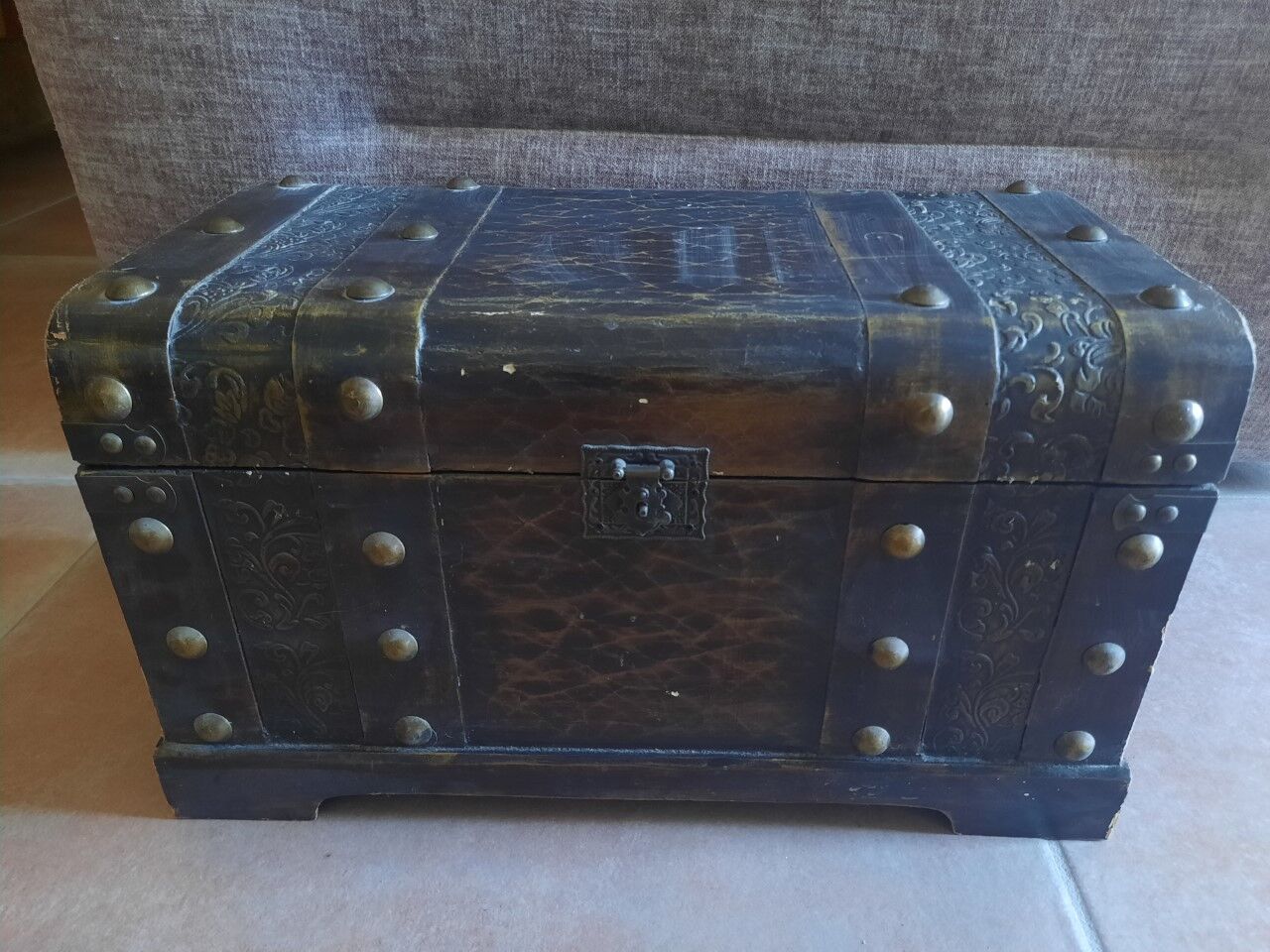 Wooden chest