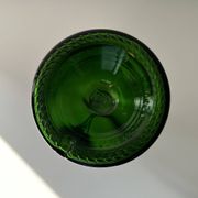 Green glass bottle