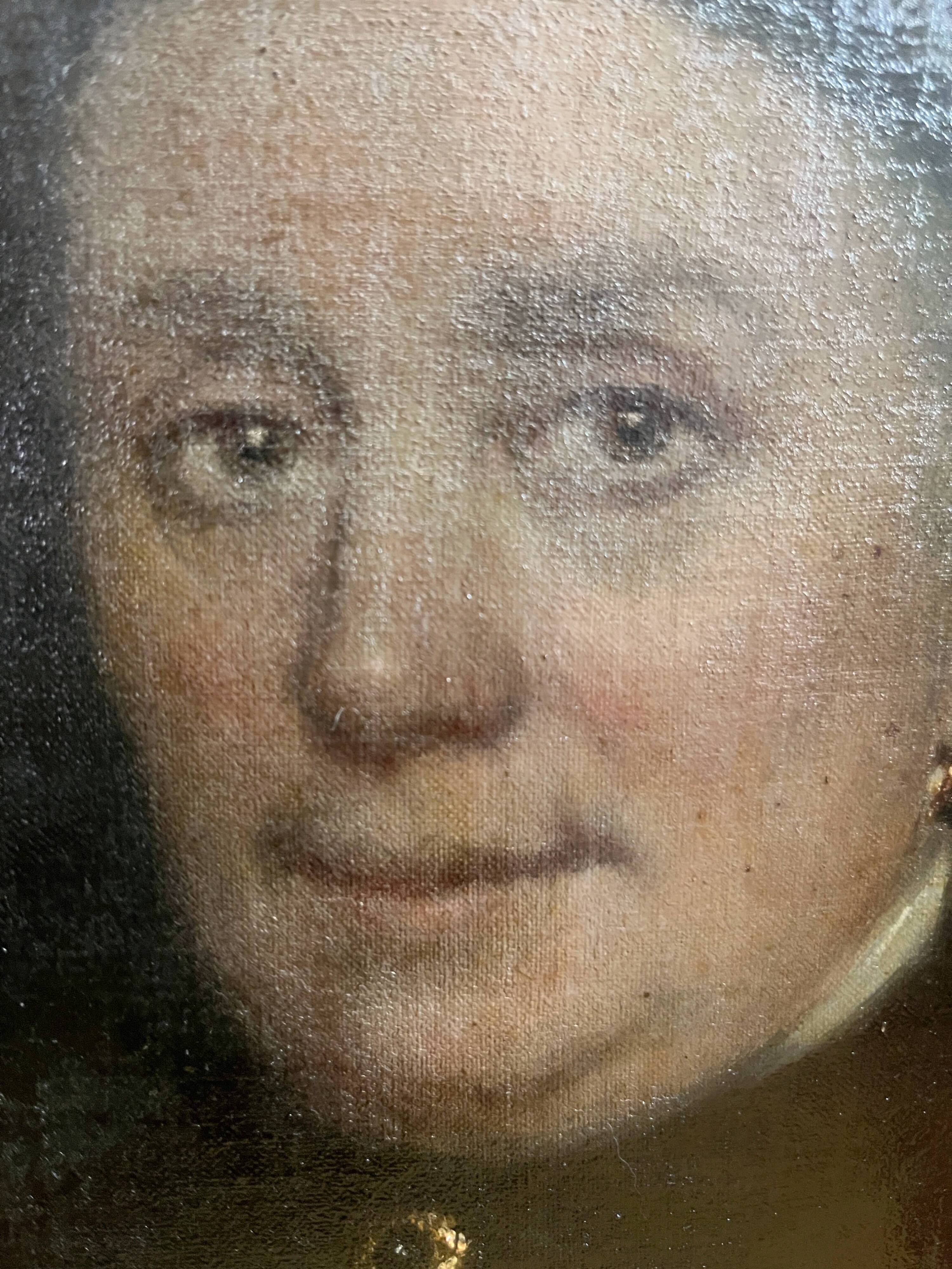 HST painting "Family Portrait" by Oswald Marie 1886