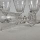 6 crystal glasses of Baccarat / Saint Louis model Cato