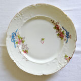 5 assiettes plates Porcelaine de Limoges
