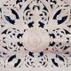 Carved mango headboard